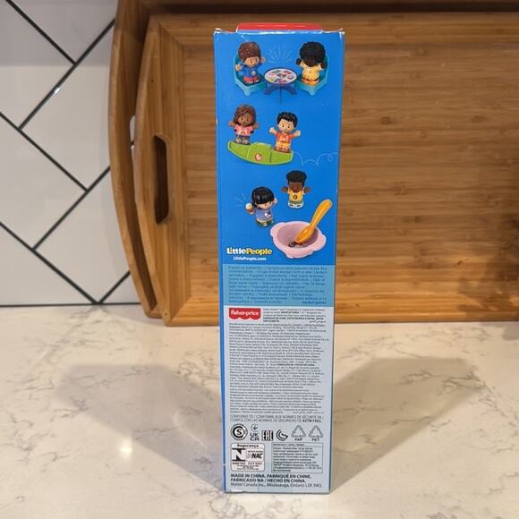 Fisher Price Little People Figures 3pc Set Outdoor Play Seesaw people of color - Picture 6 of 6